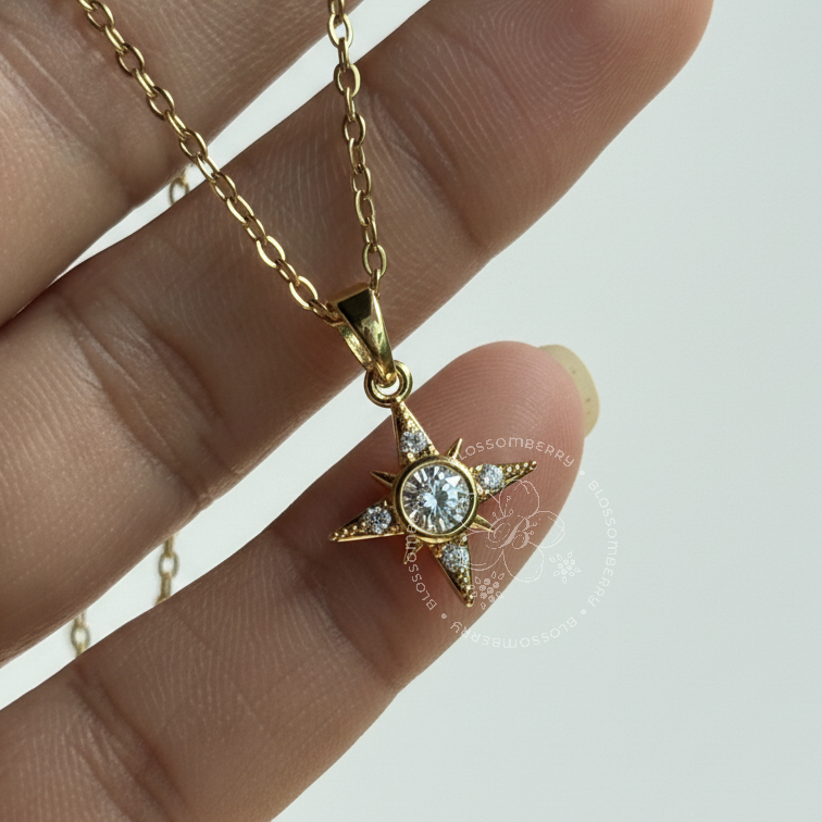 Stone Star Necklace