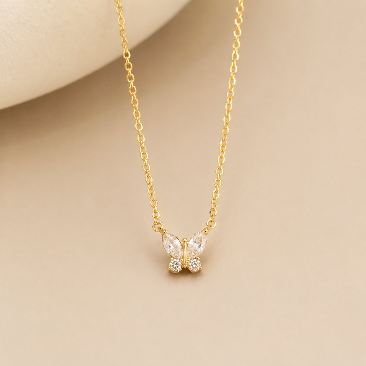 Crystal Farfalla Necklace