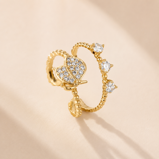 Butterfly Stone Ring
