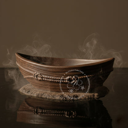 Brown Boat Pot