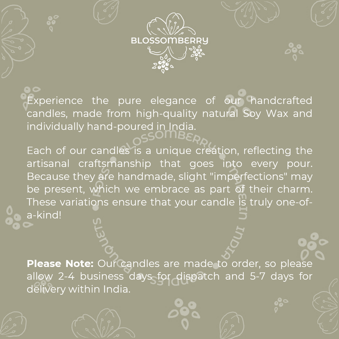 Rose Candle Set