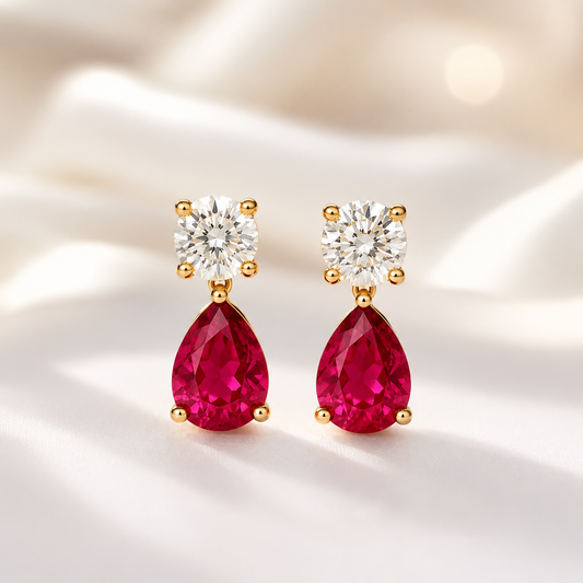 Ruby Earrings