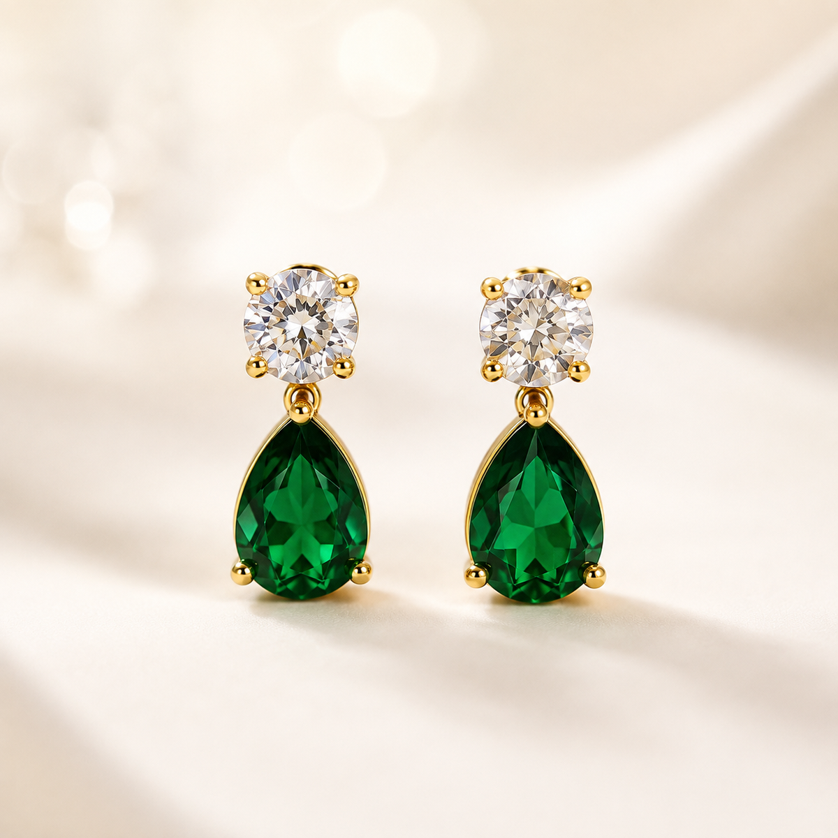 Emerald Earrings