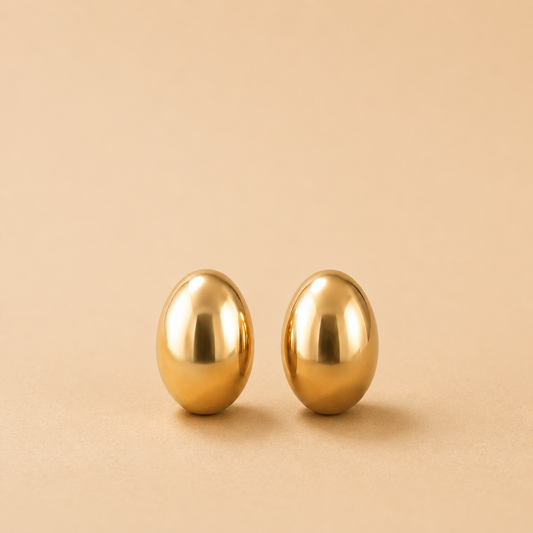 Gold Confetto Studs