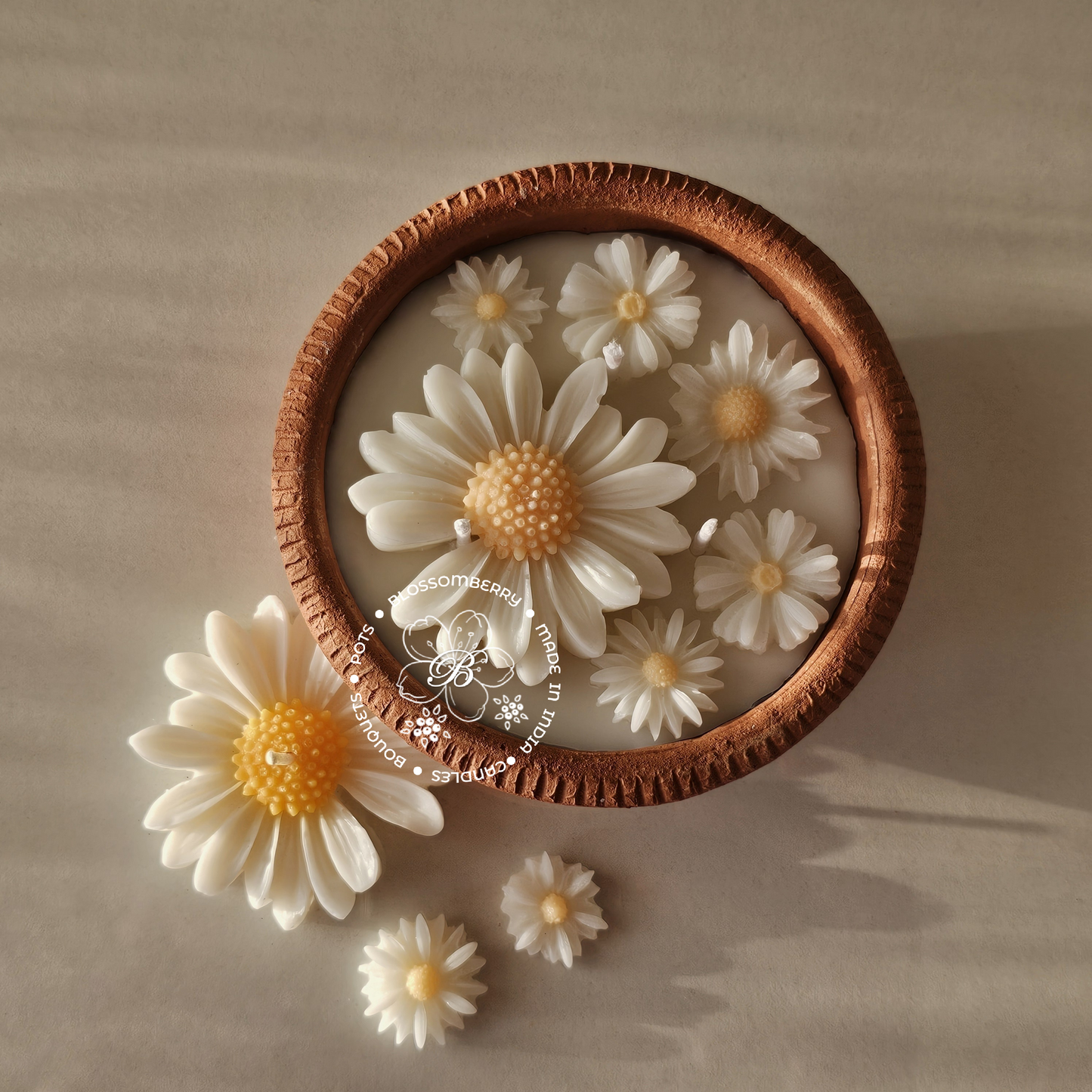 Daisy Bowl Candle