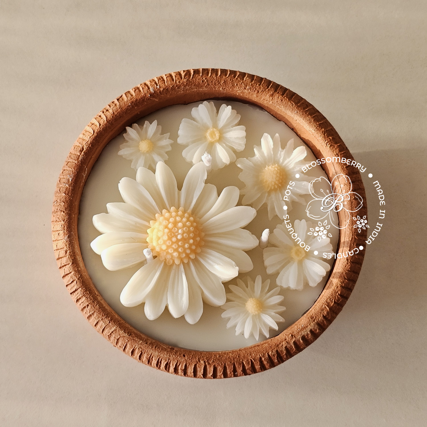 Daisy Bowl Candle