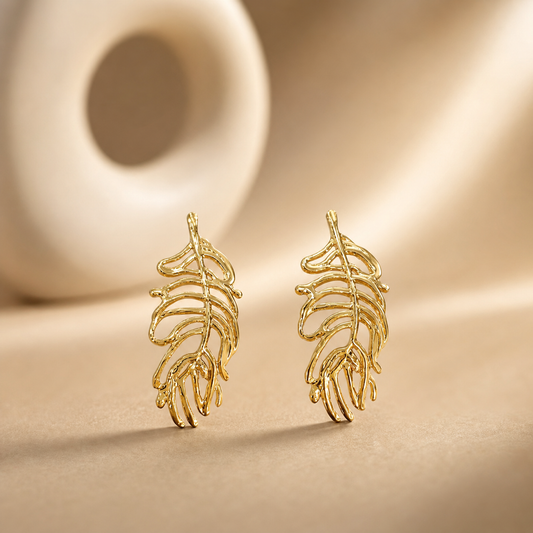 Plume Dorée Earrings