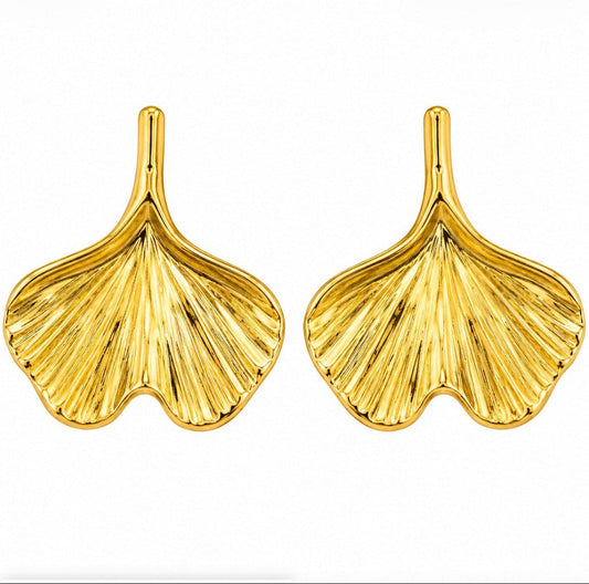 Ginkgo d’Or Earrings