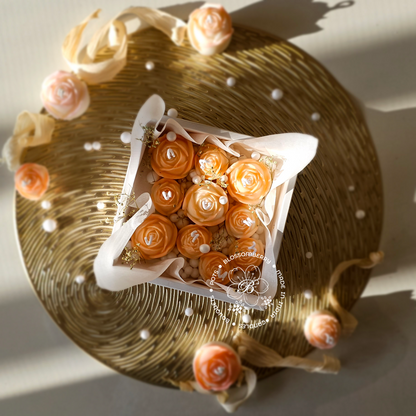 Peach Rose Bouquet