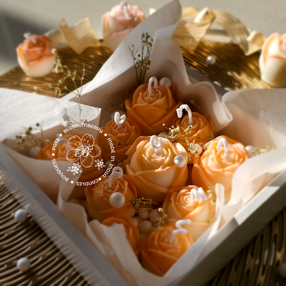Peach Rose Bouquet