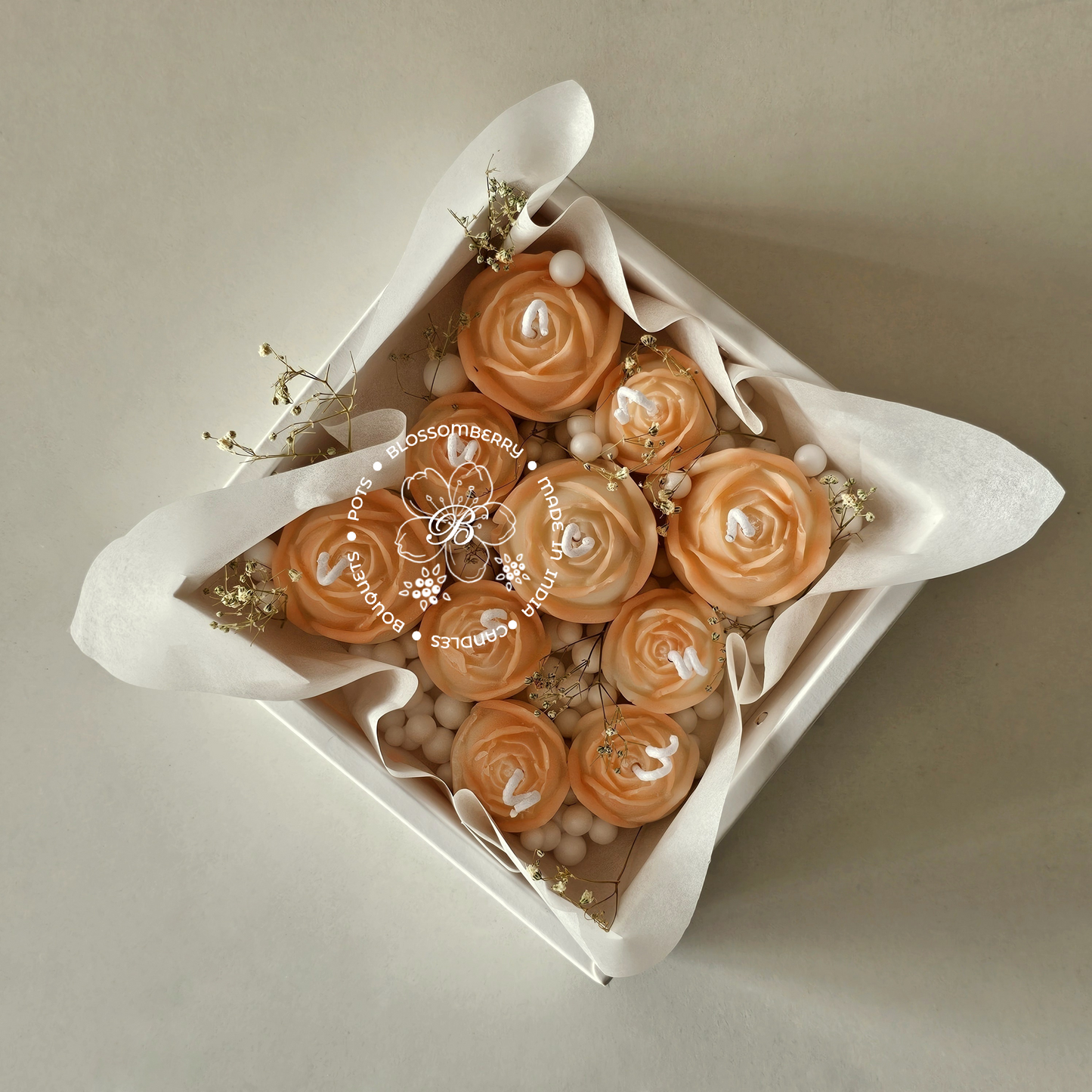 Peach Rose Bouquet