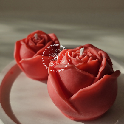 Rose Candle Set