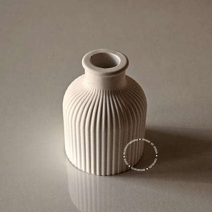 Striped Pot (White)