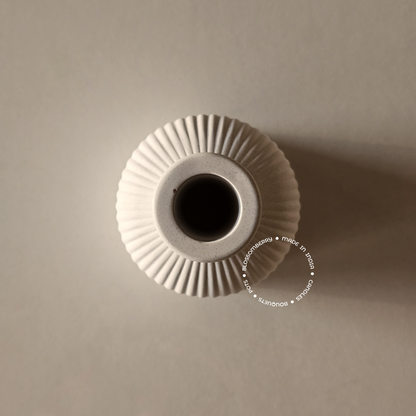 Striped Pot (White)