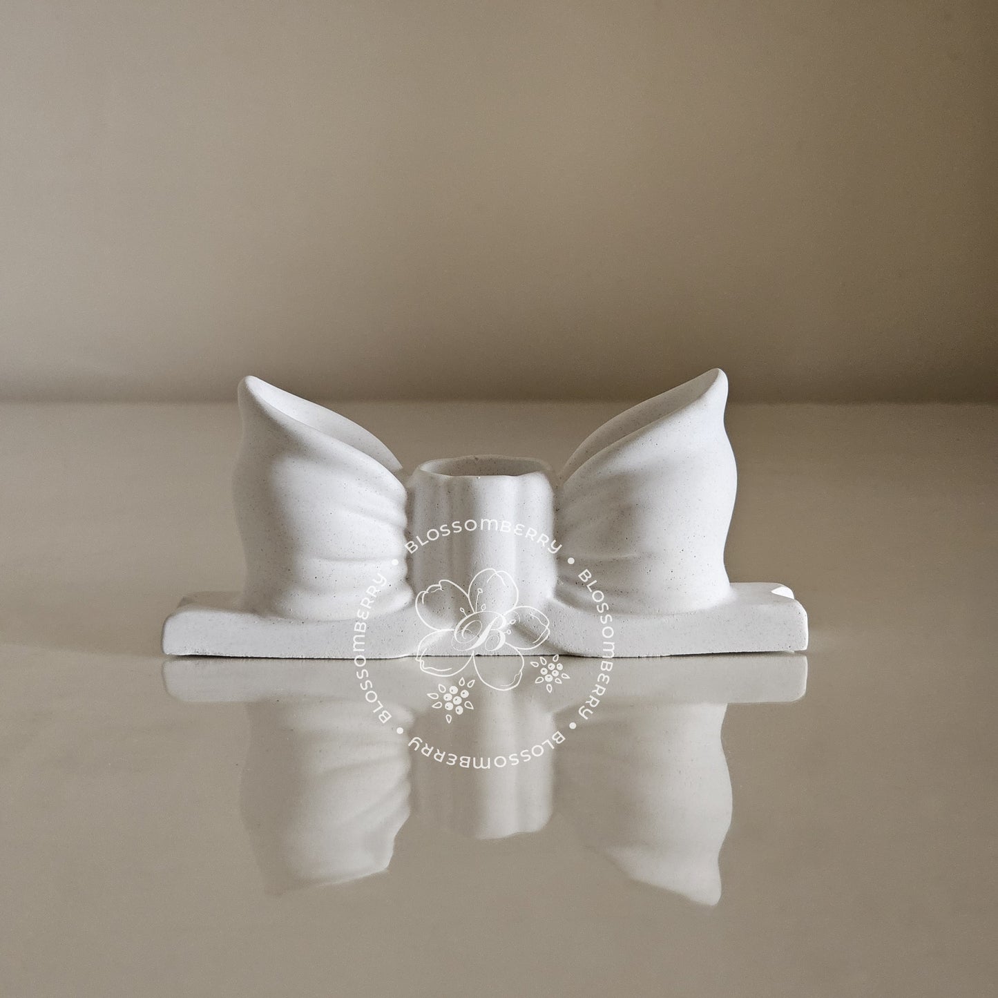 Ribbon Bow Candle Holder