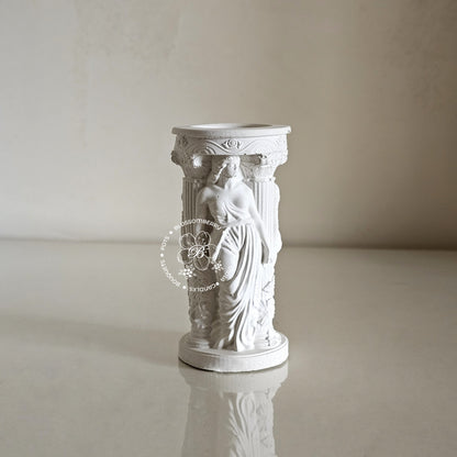 Caryatids Pillar Candle Holder