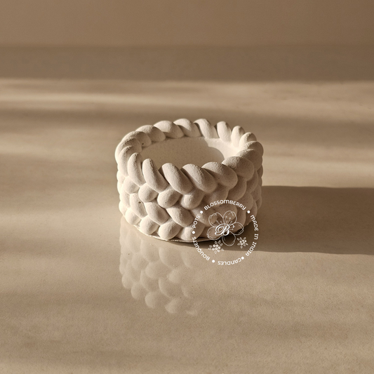 Rope Design Mini Candle Holder Set (2)