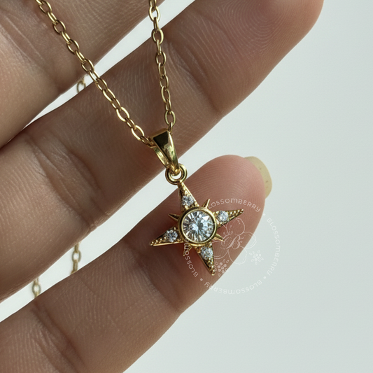 Stone Star Necklace