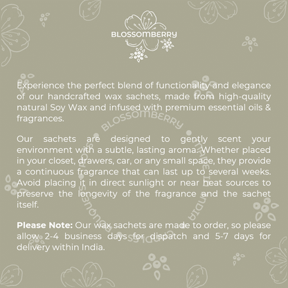 Crystals Wax Sachet