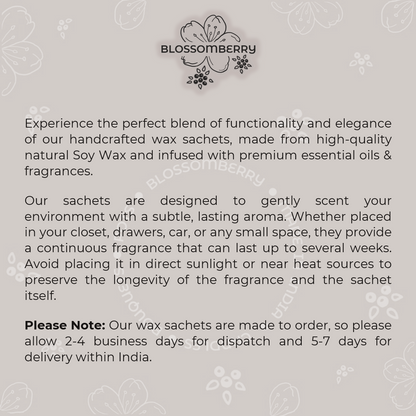 Snowflakes Wax Sachets