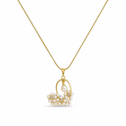 Floral Hear Necklace