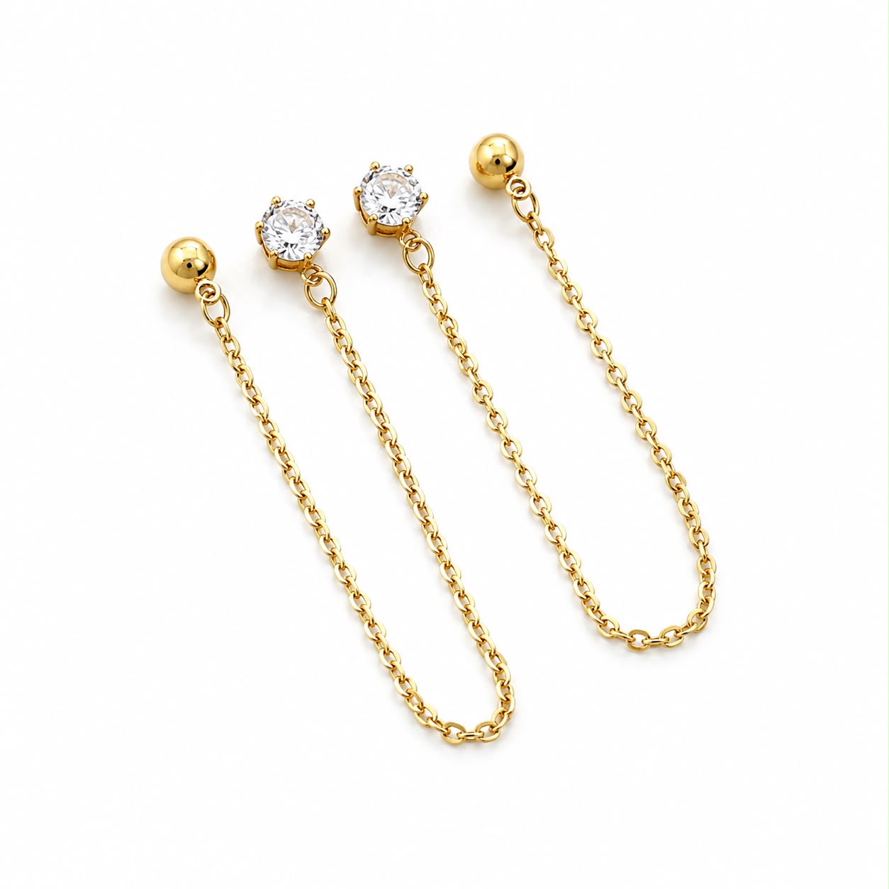 Dual Piercing Earrings
