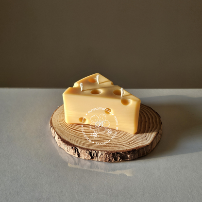 Cheese Triangle Candle (Set of 2)