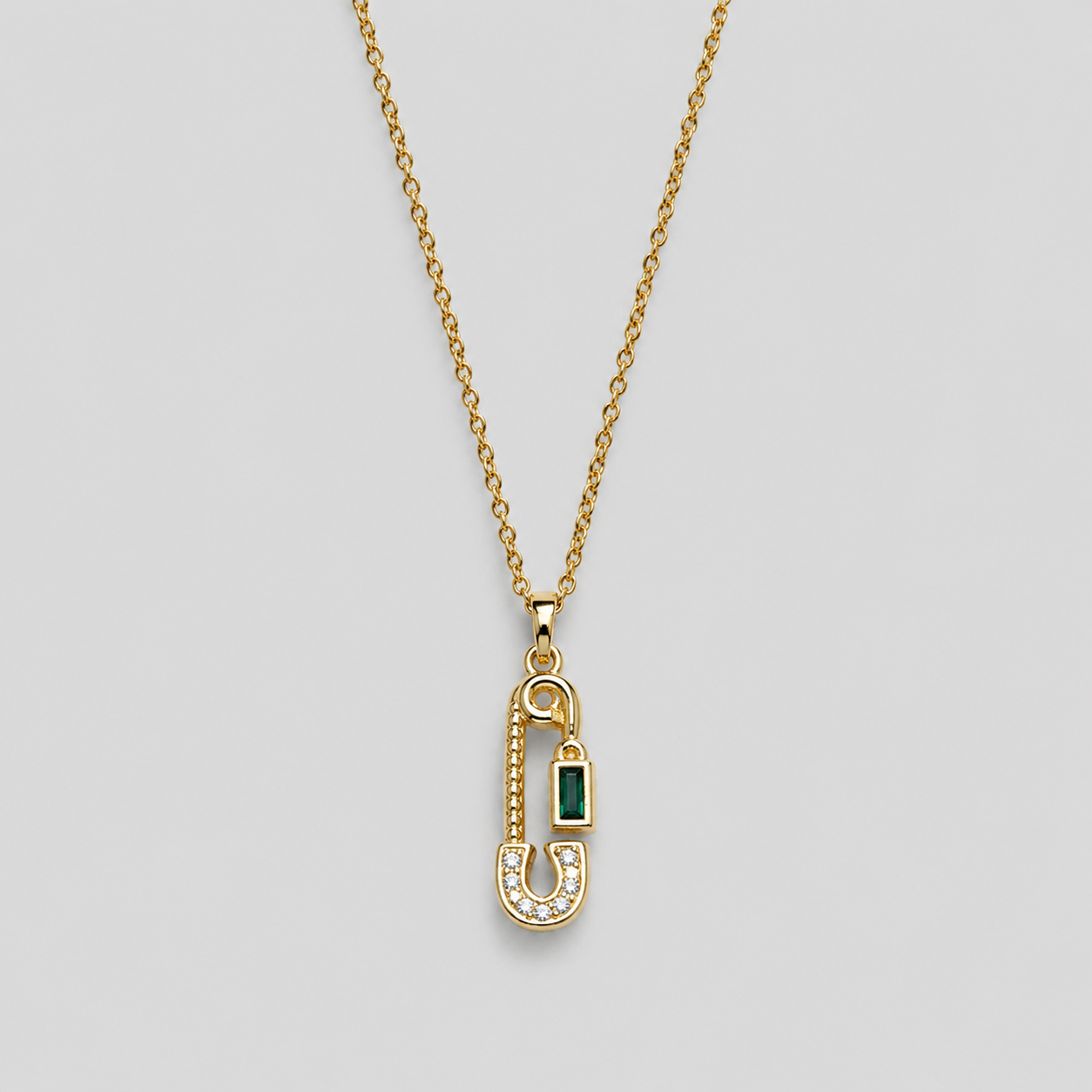 Safety Pin Necklace