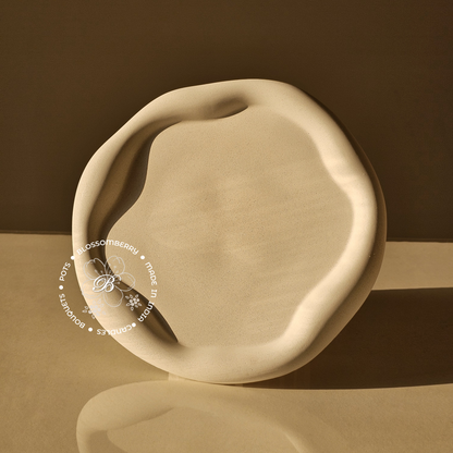 Cloud Bubbly Circular Tray