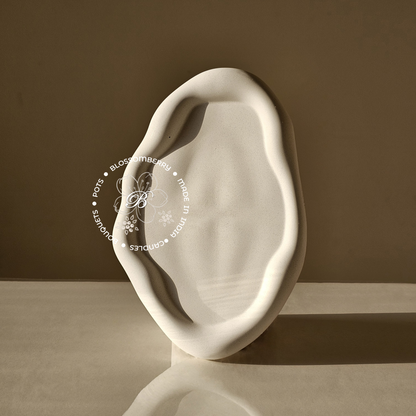 Cloud Bubbly Oval Tray