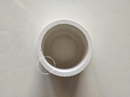 Small Line Pot (White)