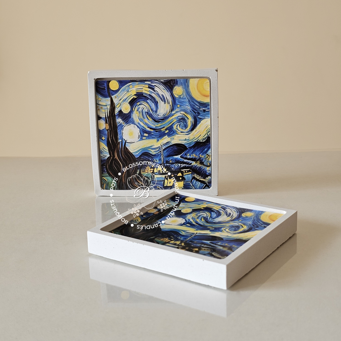 Van Gogh Square Coaster Set