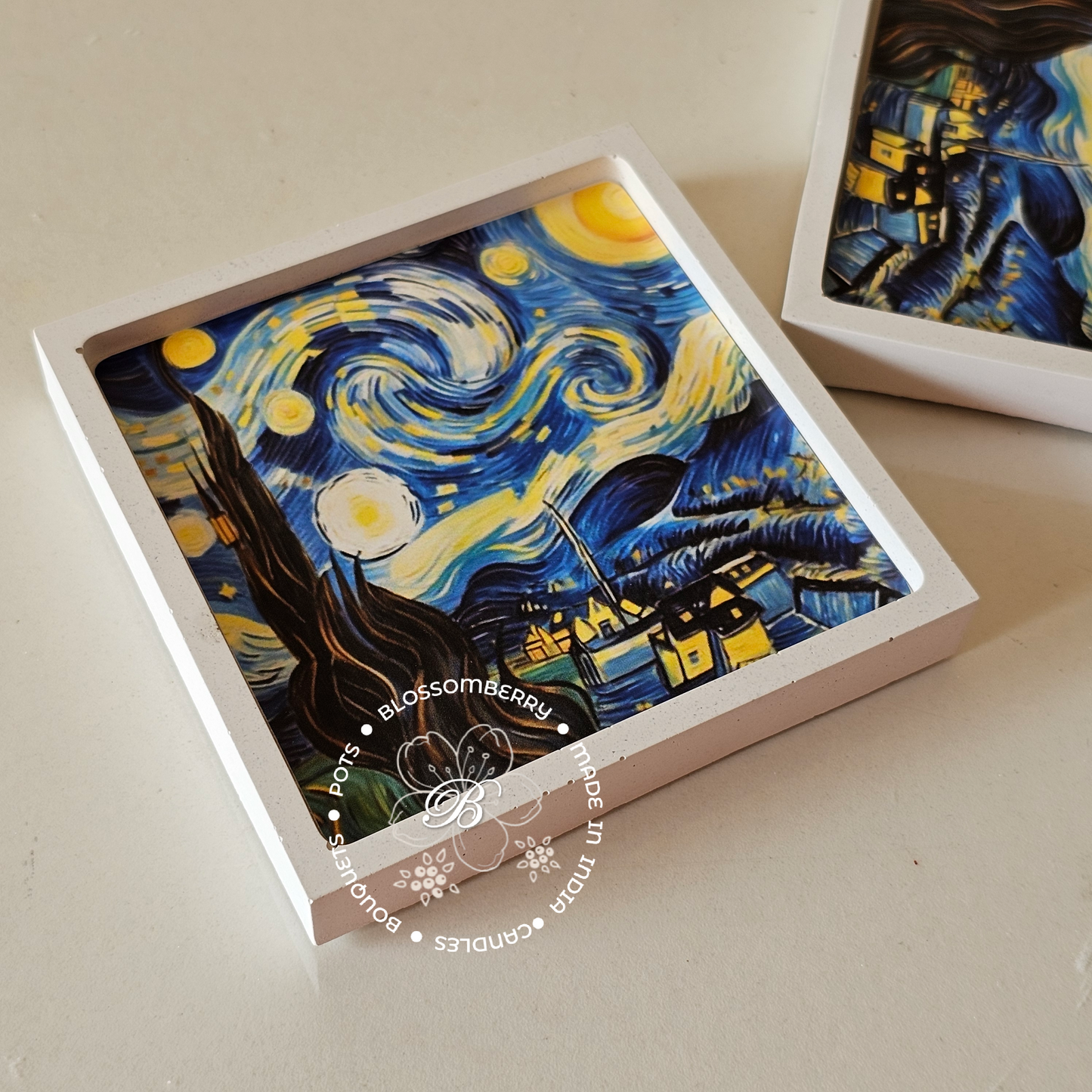 Van Gogh Square Coaster Set