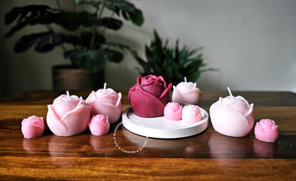 Rose Candle Set